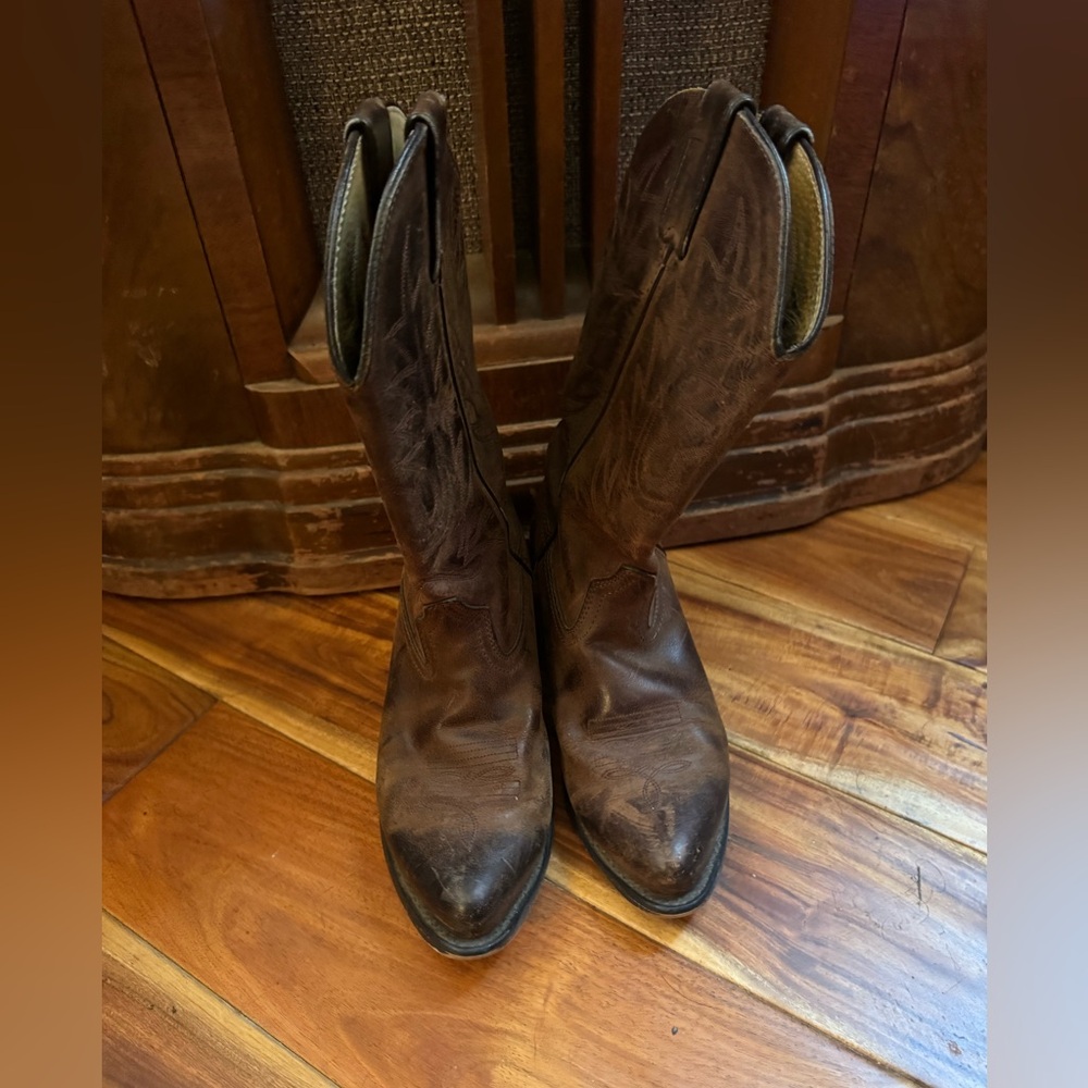 VTG Distressed Durango Western Boots